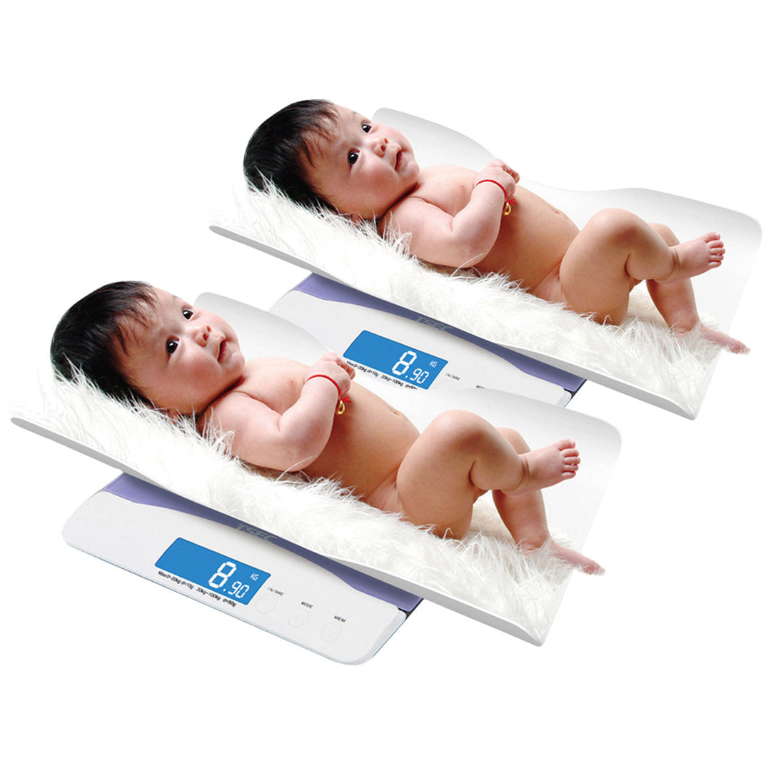 SOGA 2X 100kg Digital Baby Scales Electronic LCD Display Paediatric Infant Weight Monitor-Body Weight Scales-PEROZ Accessories