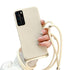 Anymob Huawei Phone Case White Necklace Crossbody Cord Rope Silicone For P30 P40 Lite P50 P20 Pro Mate 20 30 P Smart 2021-Mobile Phone Cases-PEROZ Accessories