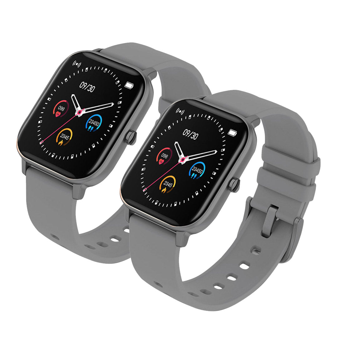 SOGA 2X Waterproof Fitness Smart Wrist Watch Heart Rate Monitor Tracker P8 Grey-Smart Watches-PEROZ Accessories