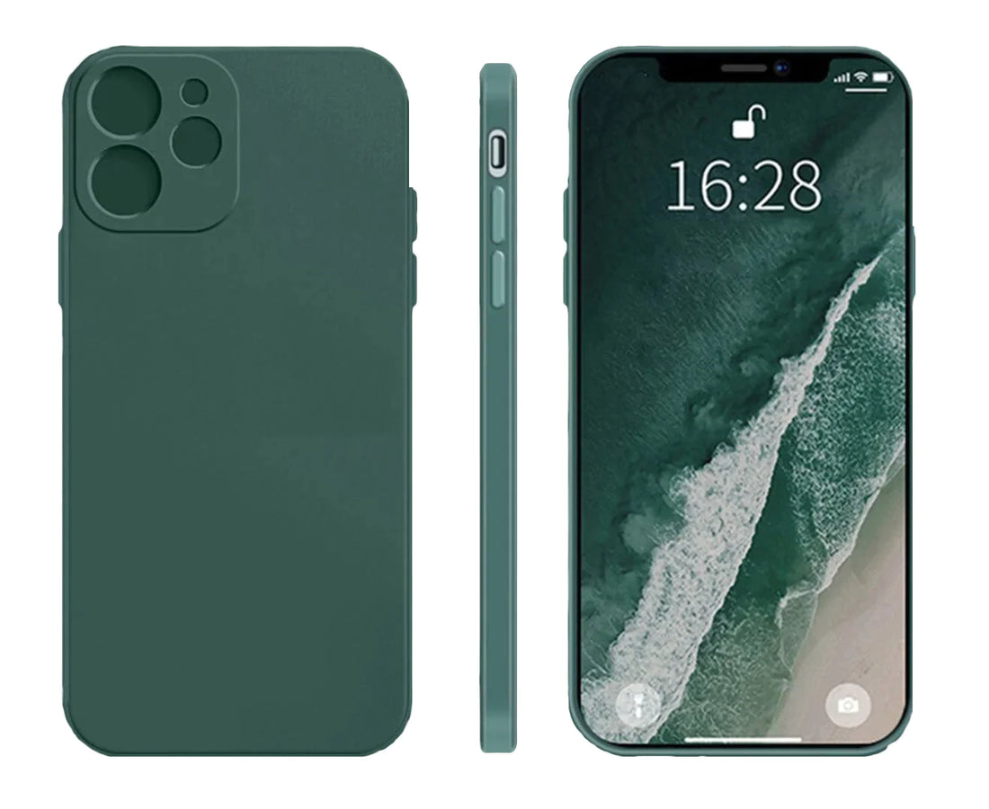 Anymob Huawei Phone Case Green Full Lens Protection Silicone Soft Cover-Mobile Phone Cases-PEROZ Accessories