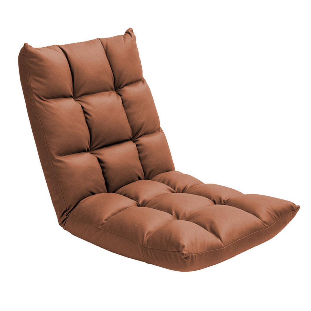 SOGA Coffee Lounge Floor Recliner Adjustable Gaming Sofa Bed Foldable Indoor Outdoor Backrest Seat Home Office Decor-Recliner Chair-PEROZ Accessories