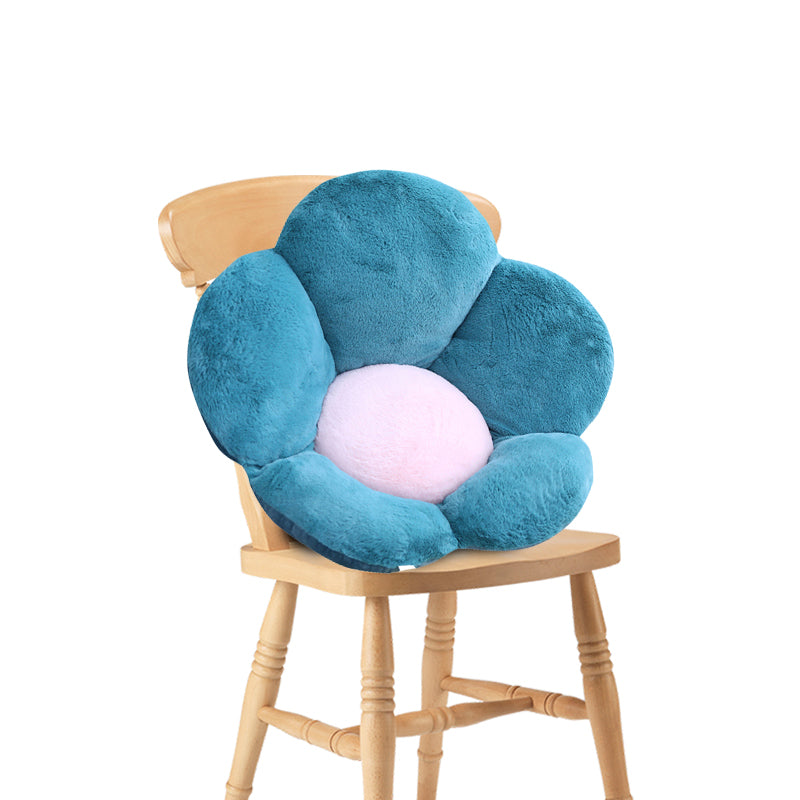 SOGA Green Whimsical Big Flower Shape Cushion Soft Leaning Bedside Pad Floor Plush Pillow Home Decor-Chair &amp; Sofa Cushions-PEROZ Accessories