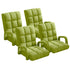 SOGA 4X Foldable Lounge Cushion Adjustable Floor Lazy Recliner Chair with Armrest Yellow Green-Recliner Chair-PEROZ Accessories