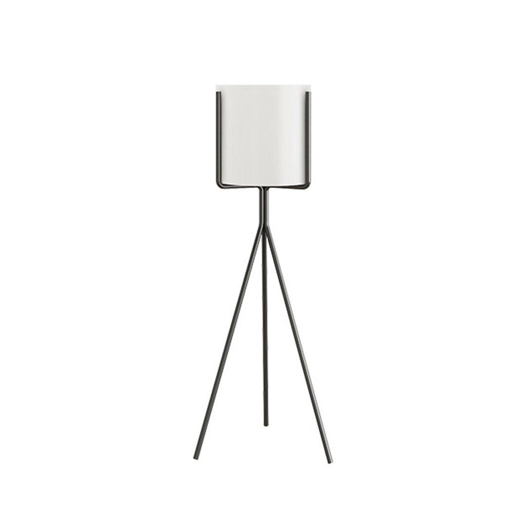 SOGA 70cm Tripod Flower Pot Plant Stand with White Flowerpot Holder Rack Indoor Display-Indoor Pots, Planters and Plant Stands-PEROZ Accessories