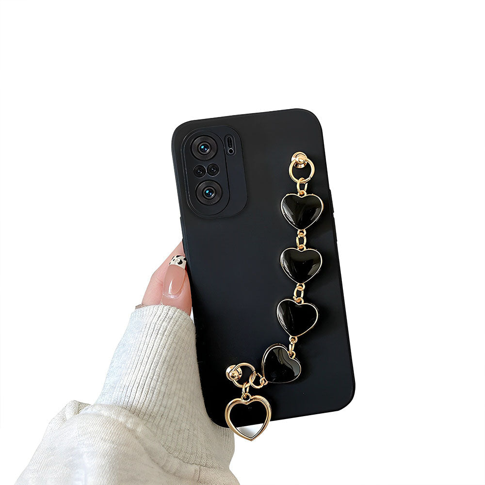 Anymob Xiaomi and Redmi Phone Case Black Women Chain Bracelet Soft Silicone For Note 10 9 Pro 10s 9s 8 7 Pro 10 9 9A Poco X3 11T 11-Mobile Phone Cases-PEROZ Accessories