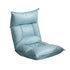 SOGA Blue Lounge Recliner Lazy Sofa Bed Tatami Cushion Collapsible Backrest Seat Home Office Decor-Headboard Pillow-PEROZ Accessories
