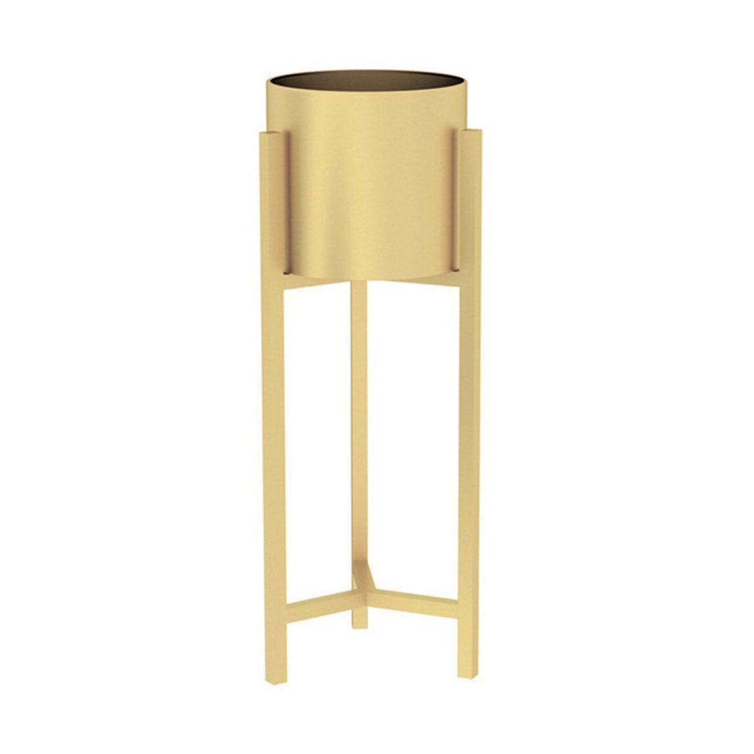 SOGA 60cm Gold Metal Plant Stand with Flower Pot Holder Corner Shelving Rack Indoor Display-Indoor Pots, Planters and Plant Stands-PEROZ Accessories