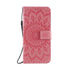 Anymob Samsung Case Pink Flower Luxury Wallet Phone Flip Leather Cover With Card Slot Protection-Mobile Phone Cases-PEROZ Accessories