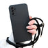 Anymob Samsung Phone Case Black Crossbody Necklace Lanyard-Mobile Phone Cases-PEROZ Accessories