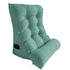 SOGA 45cm Green Triangular Wedge Lumbar Pillow Headboard Backrest Sofa Bed Cushion Home Decor-Headboard Pillow-PEROZ Accessories