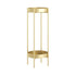 SOGA 2 Layer 80cm Gold Metal Plant Stand Flower Pot Holder Corner Shelving Rack Indoor Display-Indoor Pots, Planters and Plant Stands-PEROZ Accessories
