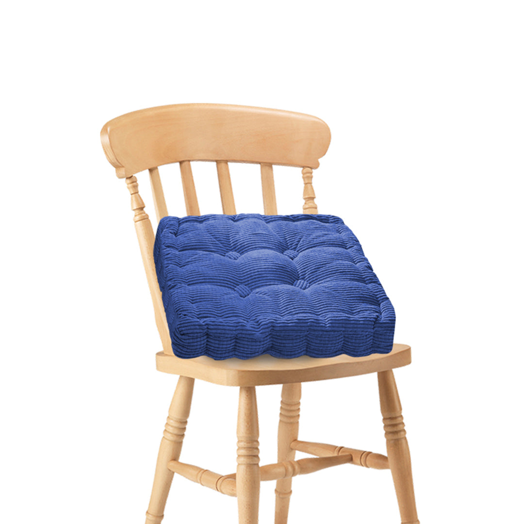 SOGA Blue Square Cushion Soft Leaning Plush Backrest Throw Seat Pillow Home Office Decor-Chair &amp; Sofa Cushions-PEROZ Accessories