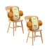 SOGA 2X 48cm Cute Face Toast Bread Cushion Stuffed Car Seat Plush Cartoon Back Support Pillow Home Decor-Chair & Sofa Cushions-PEROZ Accessories