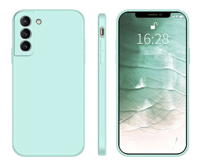 Anymob Samsung Phone Case Mint Soft Silicone For Galaxy S22 Ultra S21 FE S20 Plus Note 20 A12 A22 A32 A52 A72 A51 A71 A13 A33 A53 Cover-Mobile Phone Cases-PEROZ Accessories