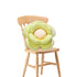 SOGA Green Double Flower Shape Cushion Soft Bedside Floor Plush Pillow Home Decor-Chair & Sofa Cushions-PEROZ Accessories