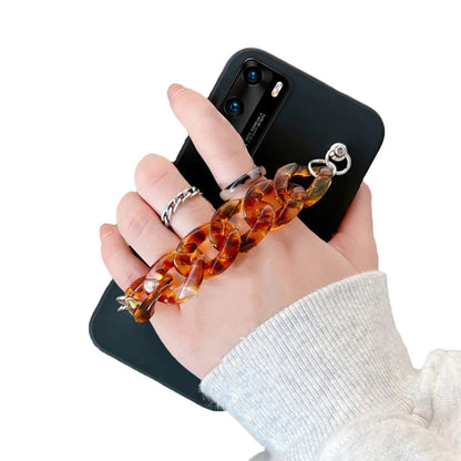 Anymob Huawei Phone Case Black Luxury Marble Bracelet Silicone Cover-Mobile Phone Cases-PEROZ Accessories