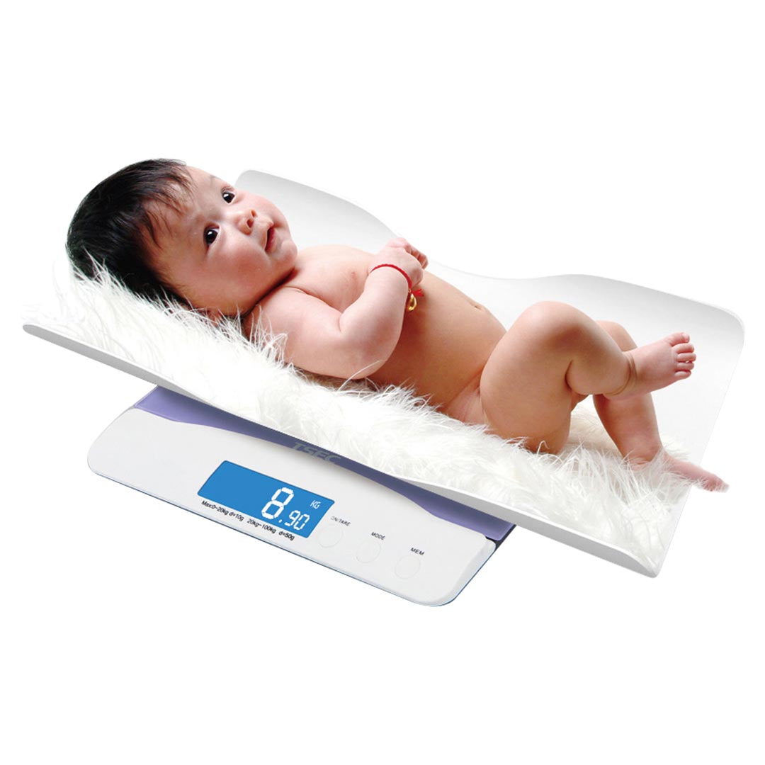 SOGA 100kg Digital Baby Scales Electronic LCD Display Paediatric Infant Weight Monitor-Body Weight Scales-PEROZ Accessories