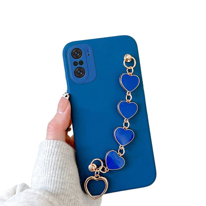 Anymob Xiaomi and Redmi Phone Case Blue Women Chain Bracelet Soft Silicone For Note 10 9 Pro 10s 9s 8 7 Pro 10 9 9A Poco X3 11T 11-Mobile Phone Cases-PEROZ Accessories