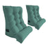 SOGA 2X 60cm Green Triangular Wedge Lumbar Pillow Headboard Backrest Sofa Bed Cushion Home Decor-Headboard Pillow-PEROZ Accessories
