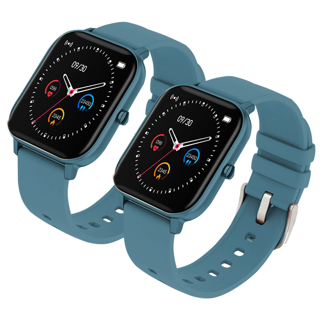 SOGA 2X Waterproof Fitness Smart Wrist Watch Heart Rate Monitor Tracker P8 Blue-Smart Watches-PEROZ Accessories