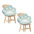 SOGA 2X 70cm Mint Blue Paw Shape Cushion Warm Lazy Sofa Decorative Pillow Backseat Plush Mat Home Decor-Chair & Sofa Cushions-PEROZ Accessories