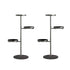 SOGA 2X 3 Tier Black Round Plant Stand Flowerpot Tray Display Living Room Balcony Metal Decorative Shelf-Indoor Pots, Planters and Plant Stands-PEROZ Accessories