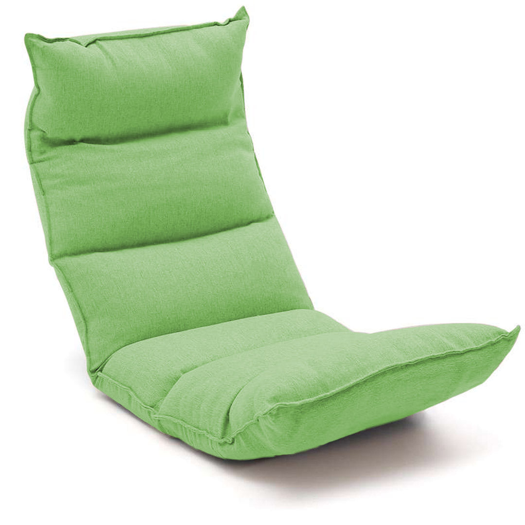 SOGA Foldable Tatami Floor Sofa Bed Meditation Lounge Chair Recliner Lazy Couch Green-Recliner Chair-PEROZ Accessories