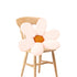 SOGA White Daisy Flower Shape Cushion Soft Leaning Bedside Pad Floor Plush Pillow Home Decor-Chair & Sofa Cushions-PEROZ Accessories