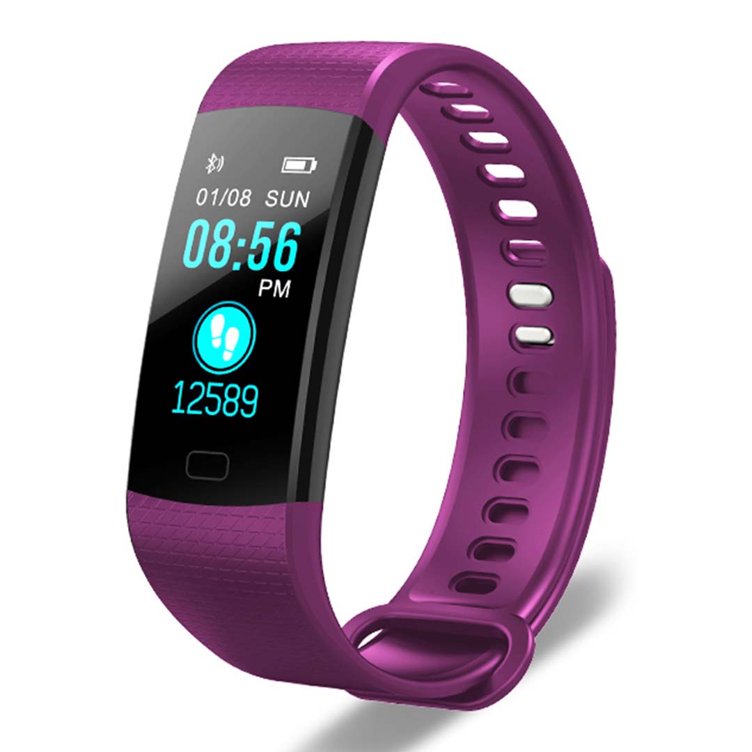 SOGA Sport Smart Watch Health Fitness Wrist Band Bracelet Activity Tracker Purple-Smart Watches-PEROZ Accessories