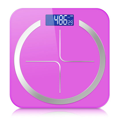 SOGA 180kg Glass LCD Digital Fitness Weight Bathroom Body Electronic Scales Pink-Body Weight Scales-PEROZ Accessories
