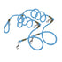 SOGA 2X 220cm Multifunction Hands Free Rope Pet Cat Dog Puppy Double Ended Leash for Walking Training Tracking Obedience Blue-Dog Collars-PEROZ Accessories