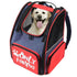 SOGA Red Pet Carrier Backpack Breathable Mesh Portable Safety Travel Essentials Outdoor Bag-Pet Carriers & Travel Products-PEROZ Accessories