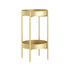 SOGA 2 Layer 50cm Gold Metal Plant Stand Flower Pot Holder Corner Shelving Rack Indoor Display-Indoor Pots, Planters and Plant Stands-PEROZ Accessories