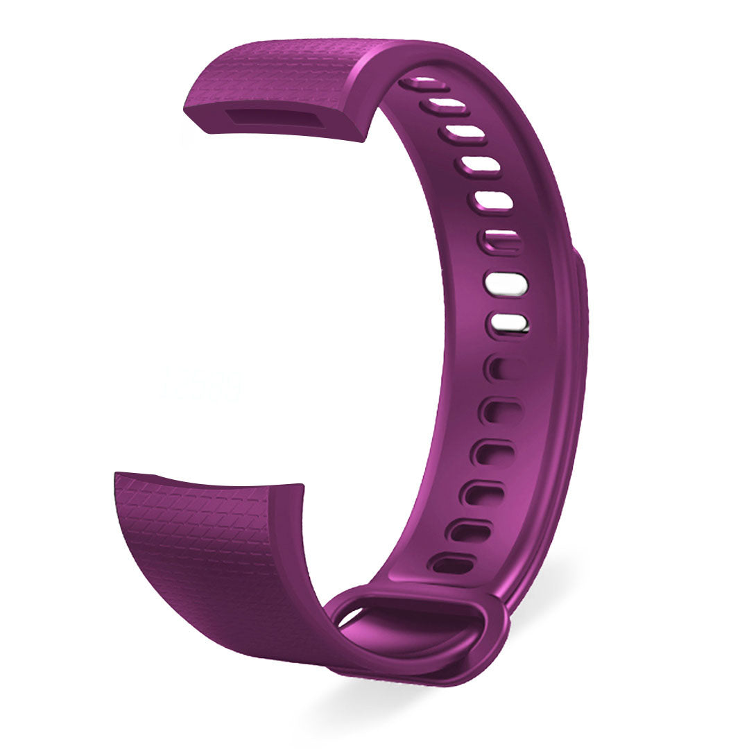 SOGA Smart Watch Model RD11 Compatible Sport Strap Wrist Bracelet Band Purple-Watch Accessories-PEROZ Accessories