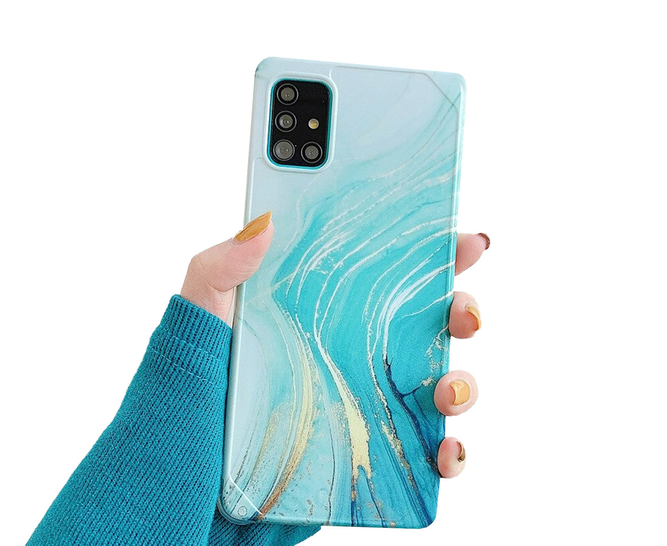 Anymob Samsung Phone Case Terrain Marble Mobile Cover For S21 Plus Ultra S10 Plus S20 Plus Ultra S20 FE Lite Note 10 A50 30S 50S A51 A71 S22 Plus Ultra-Mobile Phone Cases-PEROZ Accessories