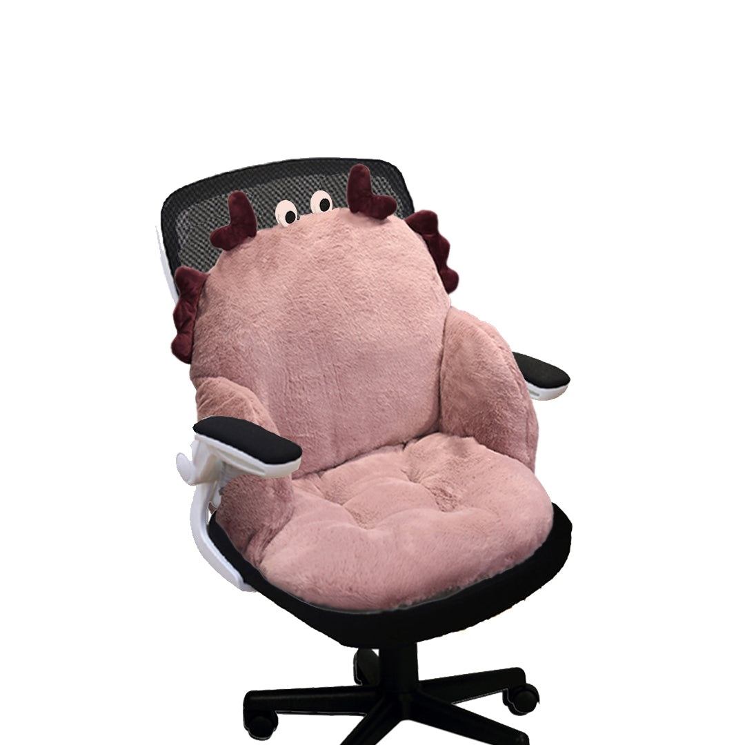 SOGA Purple Crab Shape Cushion Soft Leaning Bedside Pad Sedentary Plushie Pillow Home Decor-Chair &amp; Sofa Cushions-PEROZ Accessories