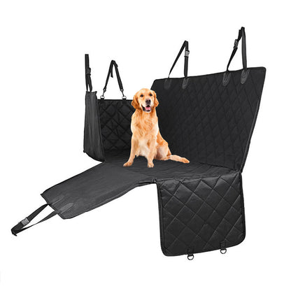 SOGA 600D Oxford Cloth Waterproof Dog Car Cover Back Seat Protector Hammock Non Slip Pet Mat Black-Pet Carriers &amp; Travel Products-PEROZ Accessories