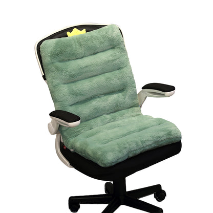 SOGA Green One Piece Dino Cushion Office Sedentary Butt Mat Back Waist Chair Support Home Decor-Chair &amp; Sofa Cushions-PEROZ Accessories