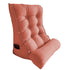 SOGA 45cm Peach Triangular Wedge Lumbar Pillow Headboard Backrest Sofa Bed Cushion Home Decor-Headboard Pillow-PEROZ Accessories