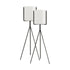 SOGA 2X 80cm Tripod Flower Pot Plant Stand with White Flowerpot Holder Rack Indoor Display-Indoor Pots, Planters and Plant Stands-PEROZ Accessories