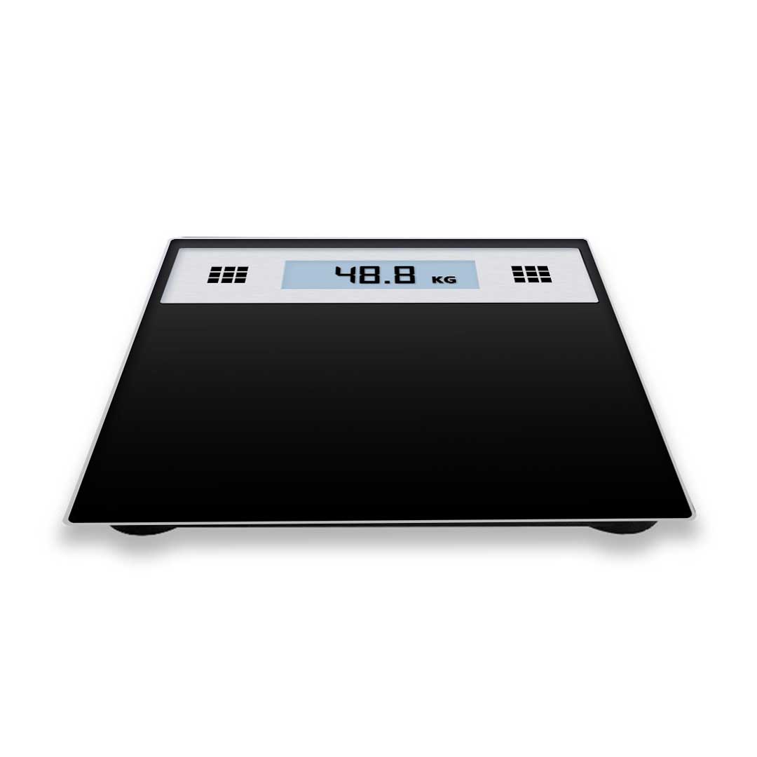 SOGA 180kg Electronic Talking Scale Weight Fitness Glass Bathroom Scale LCD Display Stainless-Body Weight Scales-PEROZ Accessories