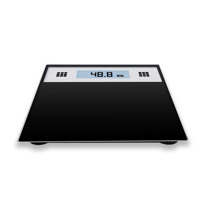 SOGA 180kg Electronic Talking Scale Weight Fitness Glass Bathroom Scale LCD Display Stainless-Body Weight Scales-PEROZ Accessories