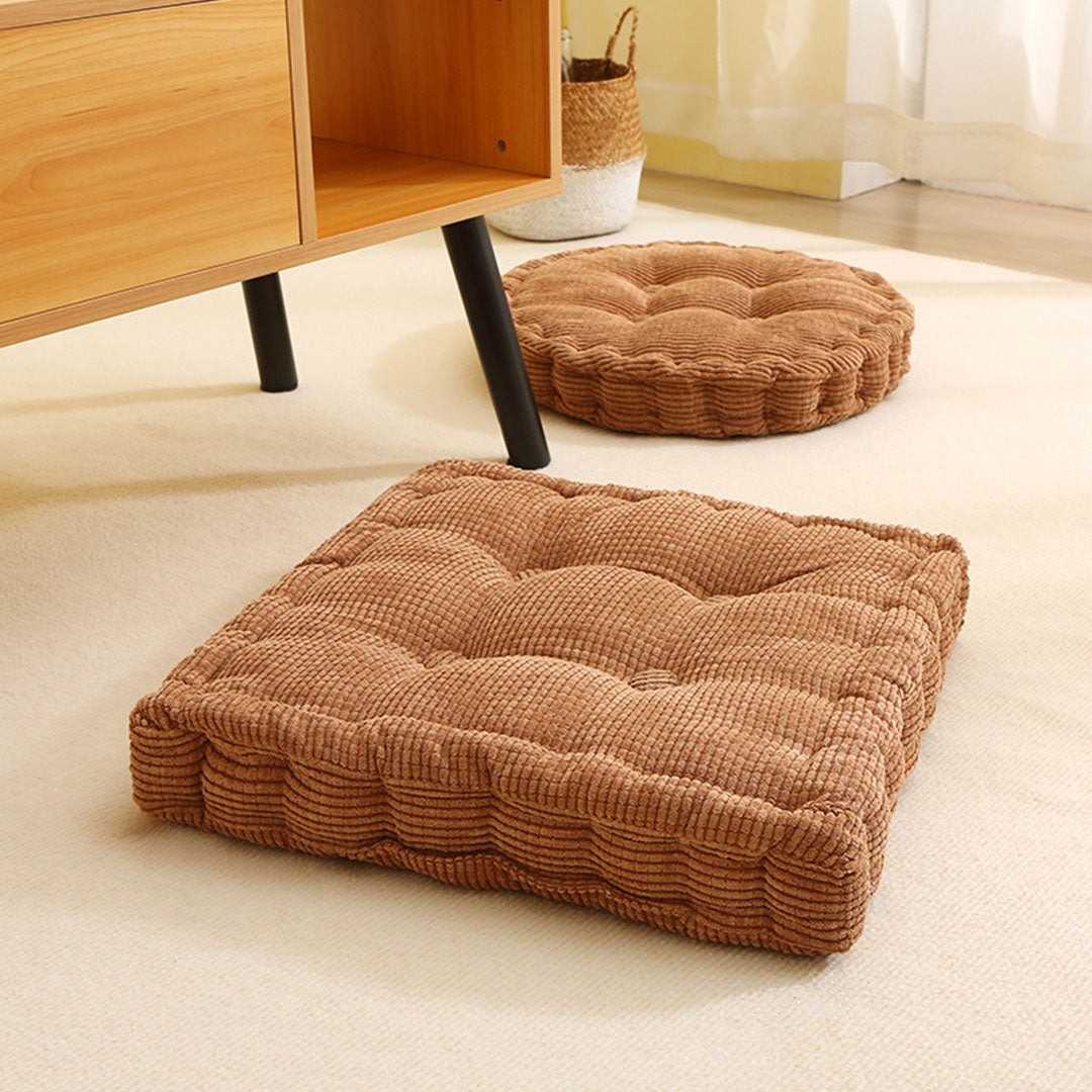 SOGA 2X Coffee Square Cushion Soft Leaning Plush Backrest Throw Seat Pillow Home Office Decor-Chair &amp; Sofa Cushions-PEROZ Accessories