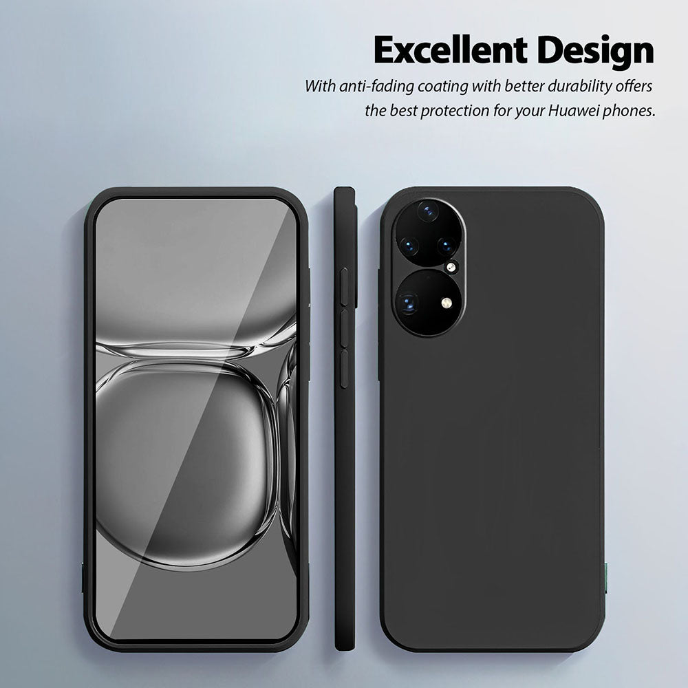 Anymob Huawei Phone Case Beige Full Lens Protection Silicone Soft Cover-Mobile Phone Cases-PEROZ Accessories