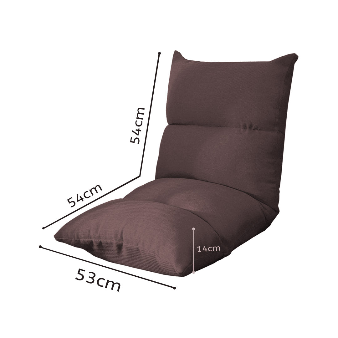 SOGA Lounge Floor Recliner Adjustable Lazy Sofa Bed Folding Game Chair Coffee-Recliner Chair-PEROZ Accessories