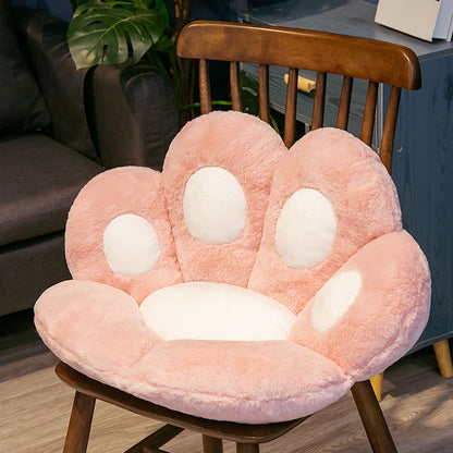 SOGA 2X 70cm Pink Paw Shape Cushion Warm Lazy Sofa Decorative Pillow Backseat Plush Mat Home Decor-Chair &amp; Sofa Cushions-PEROZ Accessories