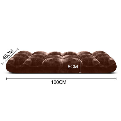 SOGA 2X Floor Recliner Folding Lounge Sofa Futon Couch Folding Chair Cushion Coffee-Recliner Chair-PEROZ Accessories