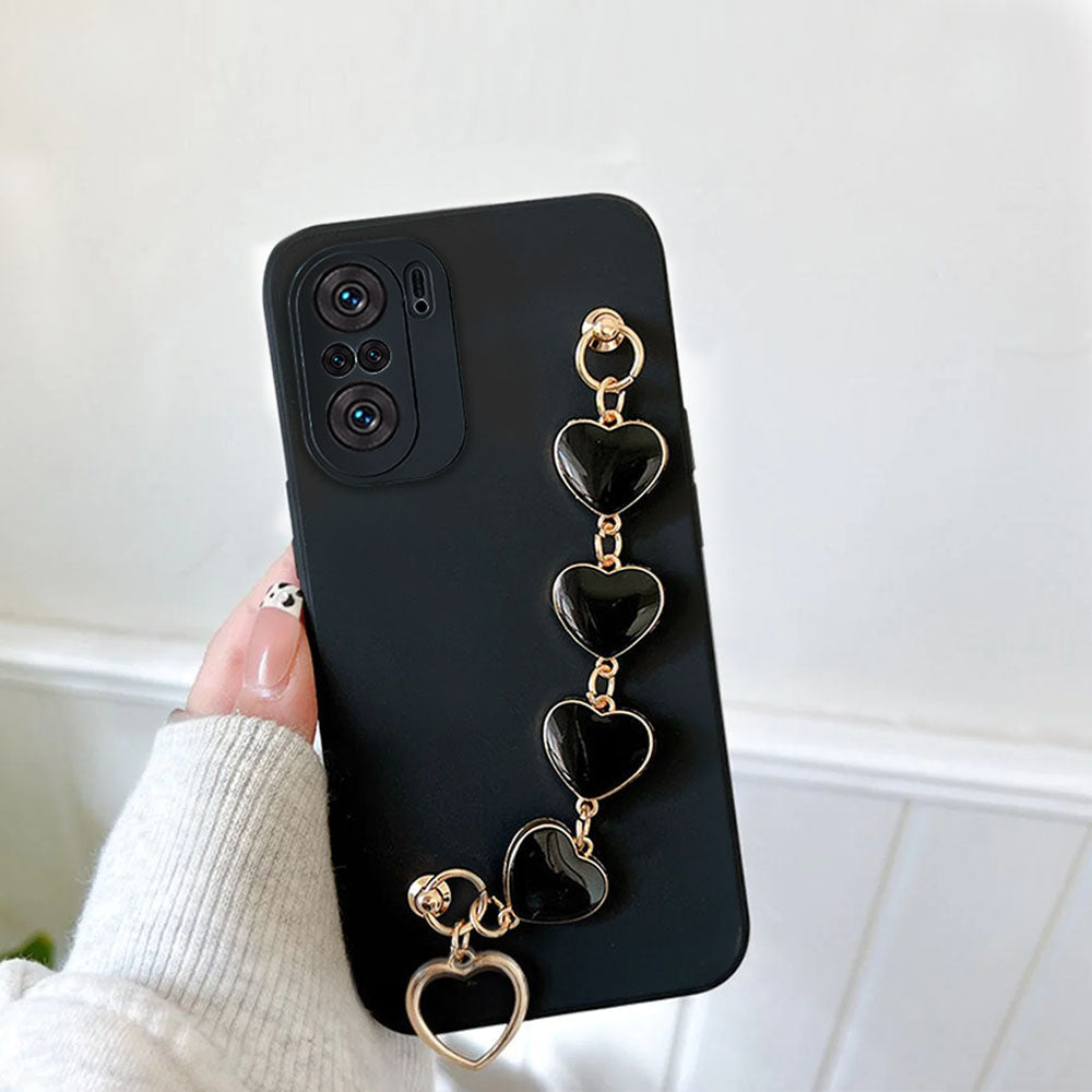 Anymob Xiaomi and Redmi Phone Case Black Women Chain Bracelet Soft Silicone For Note 10 9 Pro 10s 9s 8 7 Pro 10 9 9A Poco X3 11T 11-Mobile Phone Cases-PEROZ Accessories