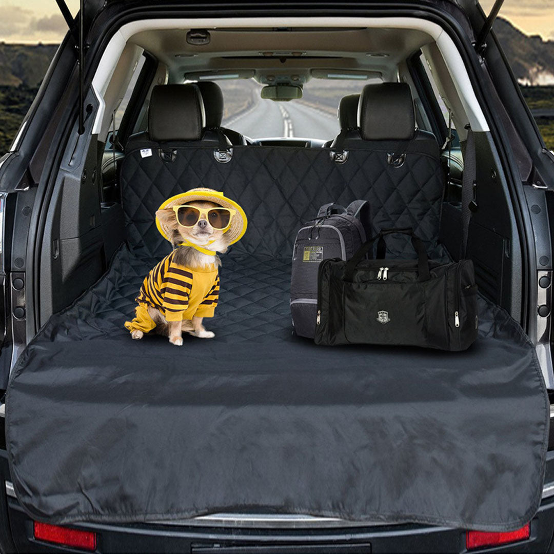 SOGA Premium Car Trunk Pet Mat Boot Cargo Liner Waterproof Seat Cover Protector Hammock Non Slip Pet Travel Essentials-Pet Carriers &amp; Travel Products-PEROZ Accessories