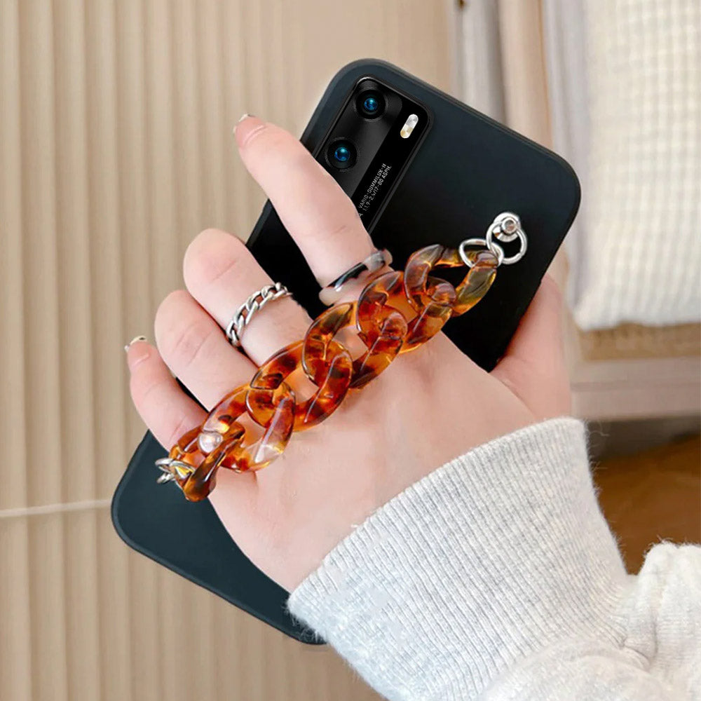 Anymob Huawei Phone Case Black Luxury Marble Bracelet Silicone Cover-Mobile Phone Cases-PEROZ Accessories